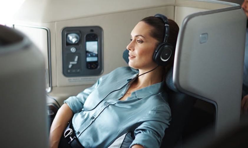 Business-Kabine von Cathay: Die Sitze von Zodiac machen Probleme.