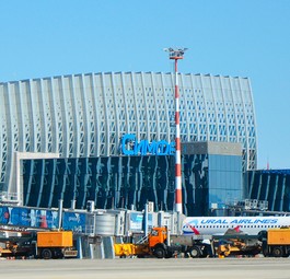Flughafen Simferopol auf der Krim: Ziel etlicher russischer Airlines.
