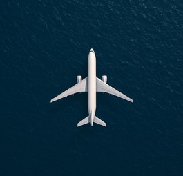 Flugzeug über dem Meer: Der Nordatlantikmarkt schwächelt.