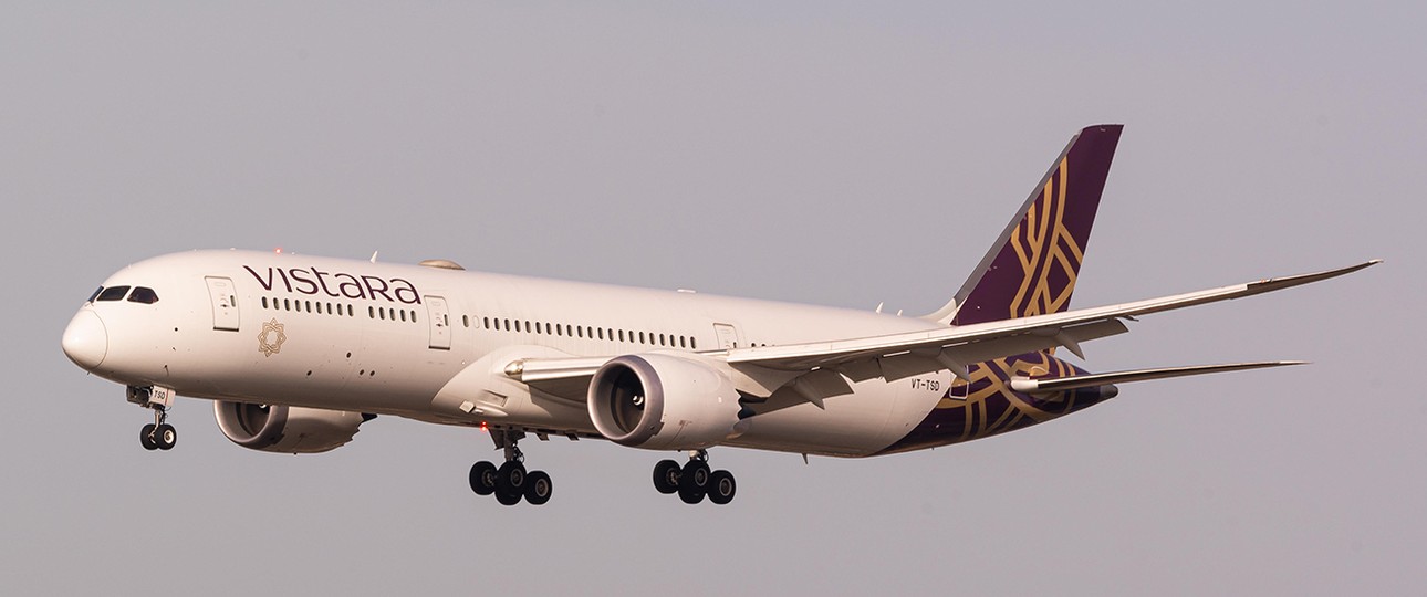 Vistara Boeing 787: Wissen Sie aus welchem Land diese Fluggesellschaft kommt?