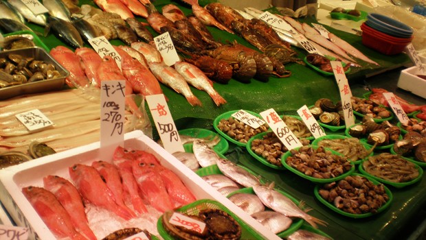 Rang 6: Fukuoka - Tokio. Ein Fischmarkt in Fukuoka.