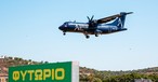 ATR 42 von Astra im Landeanflug auf Chios: Die Airline soll mit Jets aus China neu starten.