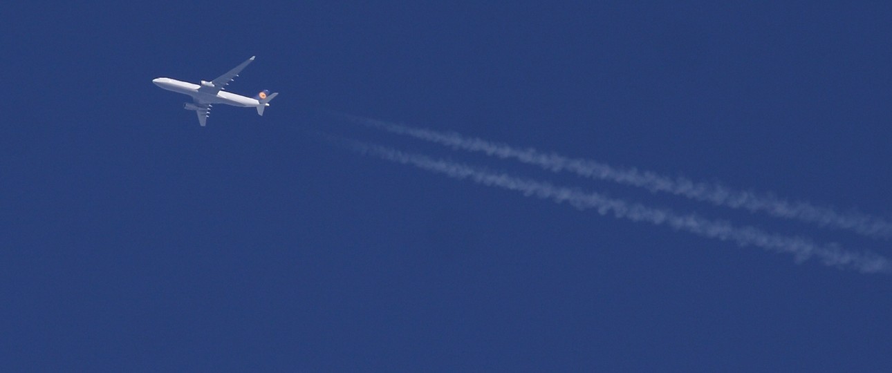 Airbus A330 of Lufthansa: Turned back over Romania.