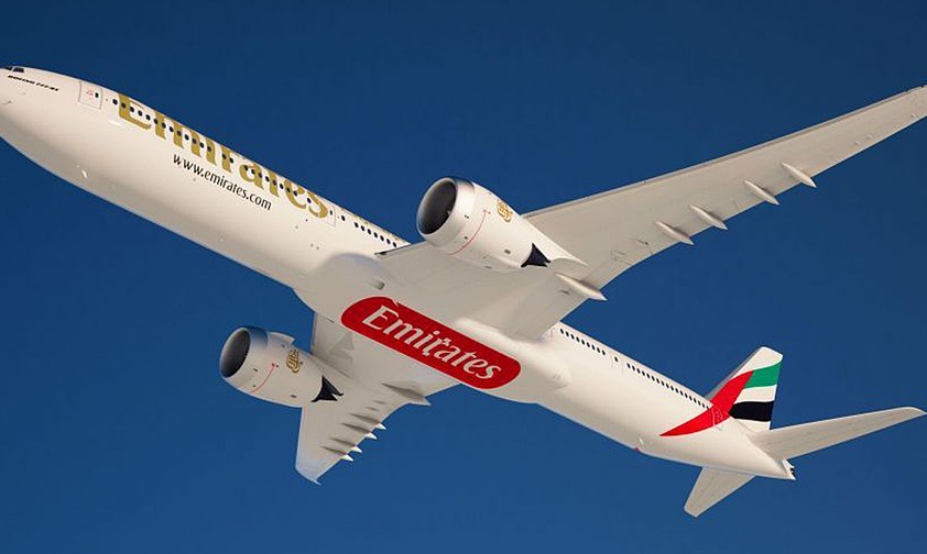 Boeing 777X in Emirates-Farben: Die Golfairline will weniger Exemplare des Fliegers.