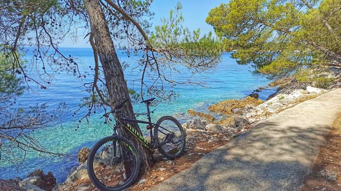 Küstenpfad-Biking auf Lošinj