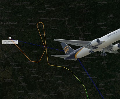 boeing 767 f ups koeln bonn
