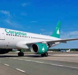 Airbus A319 von Carpatair: Die rumänische Fluggesellschaft betreibt zwei Exemplare des Modells.