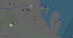 Luftraum über Katar: Flugzeuge drehten ab.