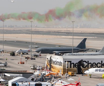 Die Dubai Airshow ist das erste Stelldichein der Branche seit Ausbruch der Pandemie.