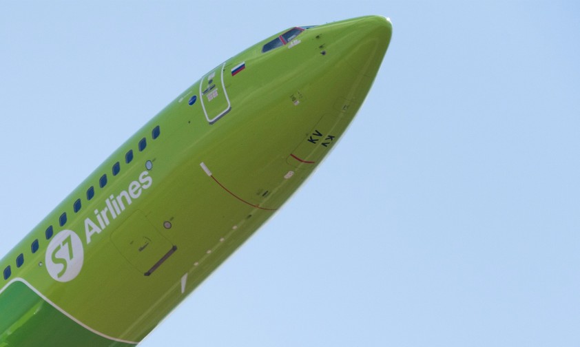 Boeing 737-800 von S7 Airlines: Die Fluglinie nutzt neuerdings den nordkoreanischen Luftraum.