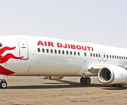 Air Djibouti aircraft: The revived airline took off with a Boeing 737-400.