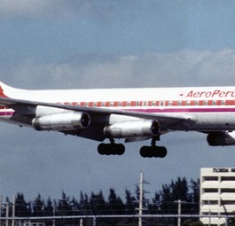 Douglas DC-8 der Ex-Nationalairline Aeroperú: Verschwand 1999.