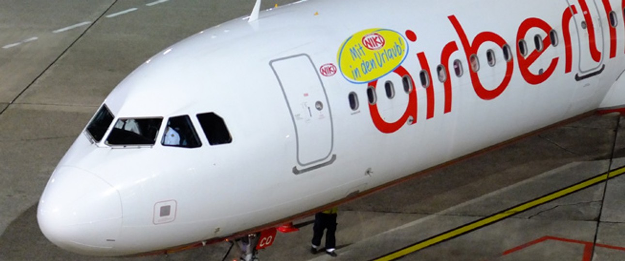Jet mit Air-Berlin- und Niki-Schriftzügen: Wo wird das Insolvenzverfahren eröffnet?