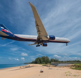 Boeing 777 von Aeroflot: China wird bei Rusinnen und Russen immer beliebter.