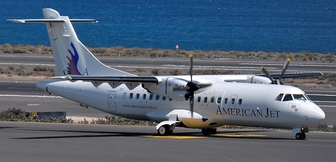 ATR 42 von American Jet: Die Airline will Mount Pleasant ansteuern.