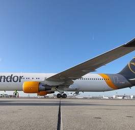 Boeing 767 von Condor: Einer dieser Jets hat bald prominente Passagiere.
