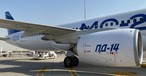 Irkut-MS-21-Testflieger mit dem PD-14: Jetzt gibt es keine Alternative mehr zum russischen Triebwerk.