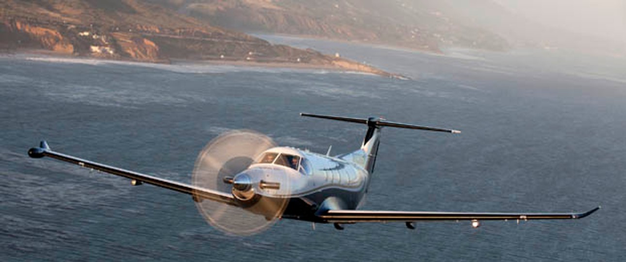 Pilatus PC-12: Momentan besitzt Surf Air erst drei Stück des Turboprop-Fliegers.