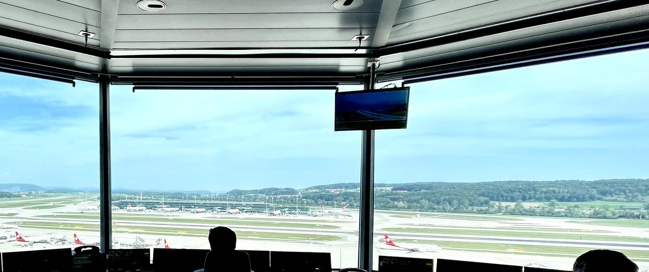 Kontrollturm in Zürich: Es kam erneut zu einer STörung bei Skyguide.