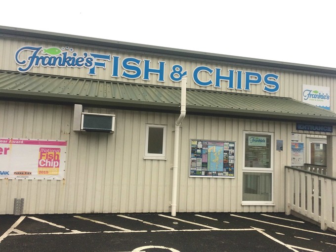 Shetlands bekanntester Fish and Chips Shop