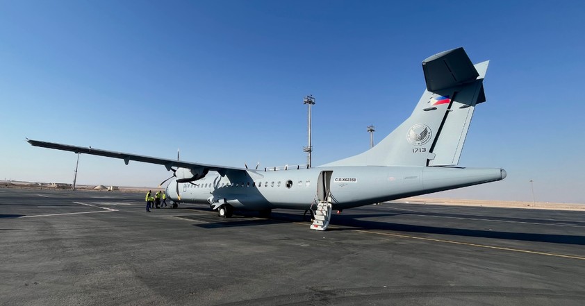 Die überführte  ATR 72-600 MPA.