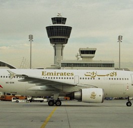 Airbus A310 von Emirates in München im Jahr 1999: Seither ist einiges passiert.