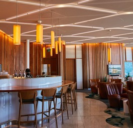Ein Blick in die Beyond Lounge in Sydney.