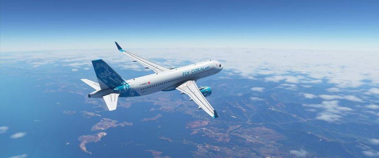 Visualisierung eines Fliegers von Fly Coralway: Die Airline ...