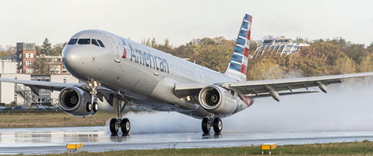 Airbus A321 von American: Die Fluggesellschaft trauert.
