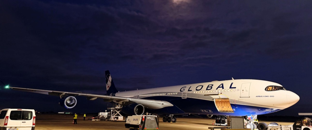 Airbus A340-300 in Global-Airlines-Livery: Wird das das zweite Flugzeug für Global Airlines?