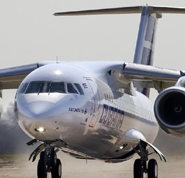 Antonov-158 beim Start: Cubana de Aviación besitzt bereits drei Maschinen.