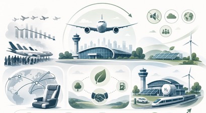 Luftfahrt: Entkoppelung von Volumen und Wachstum als Zukunftsstrategie.