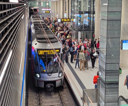 U80 und U81: Jetzt hat auch der Flughafen Düsseldorf einen Stadtbahn-Anschluss.