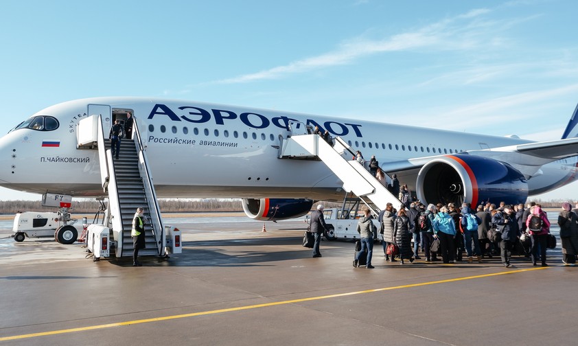 Flieger von Aeroflot: Nicht alle sind in China erwünscht.