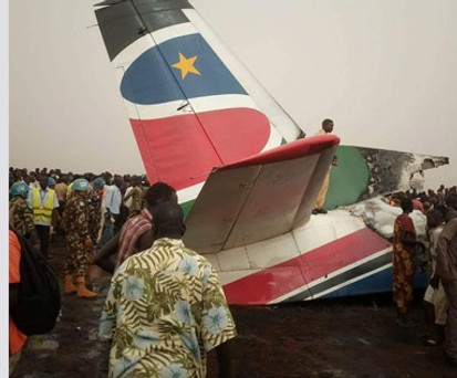Flugzeug in Südsudan verunfallt
