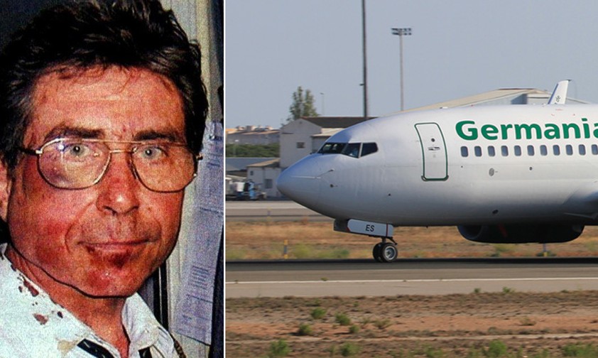 Heinz-Dieter Kallbach saß im Cockpit, als ein Passagier die Boeing 737 von Germania zu entführen versuchte.