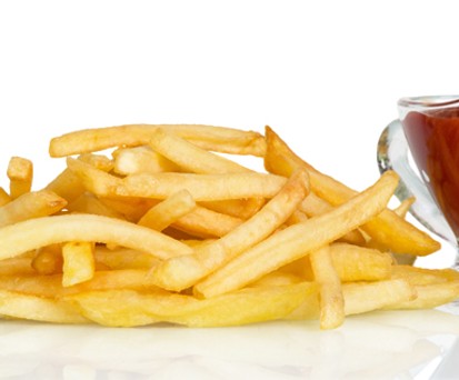 Pommes: Der Ketchup musste mit einer Boeing 747 hergeflogen werden.