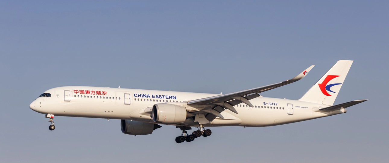 Airbus A350-900 von China Eastern Airlines: Ab Juni gehts auch nach Zürich.