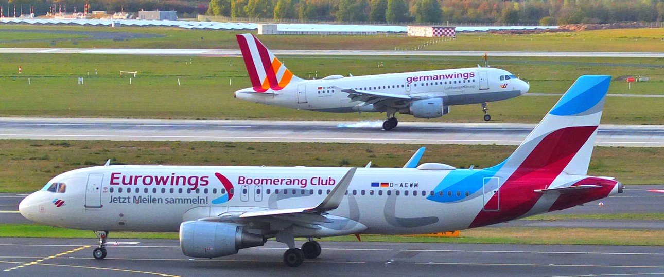 In March 2018 Germanwings lost its Iata code 4U. Since then it has been flying under the EW code of Eurowings and is now a pure service provider for its sister.