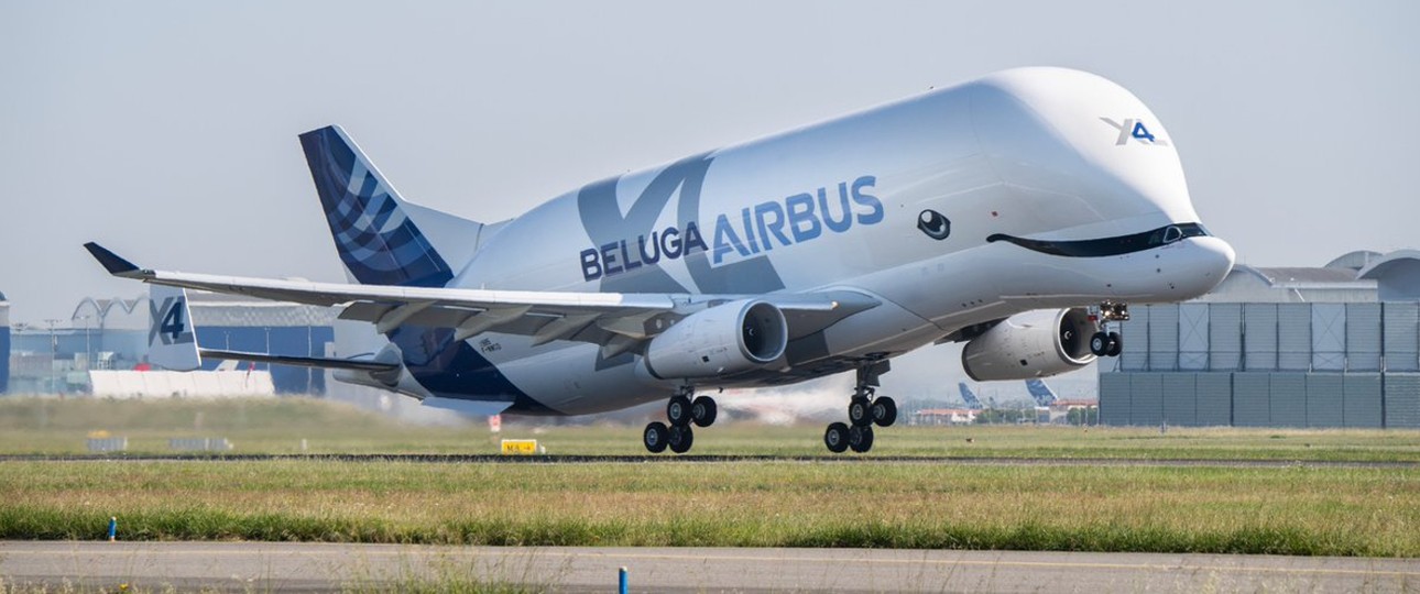 Der vierte Beluga XL: Wal-Design außen, viel Platzen innen.