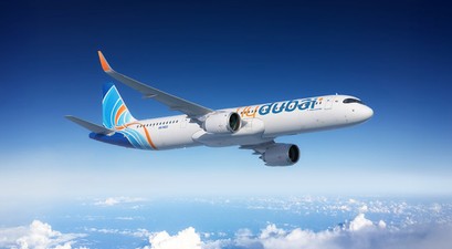 Airbus A321 Neo in den Farben von Flydubai: Ab 2032 am Himmel zu sehen.
