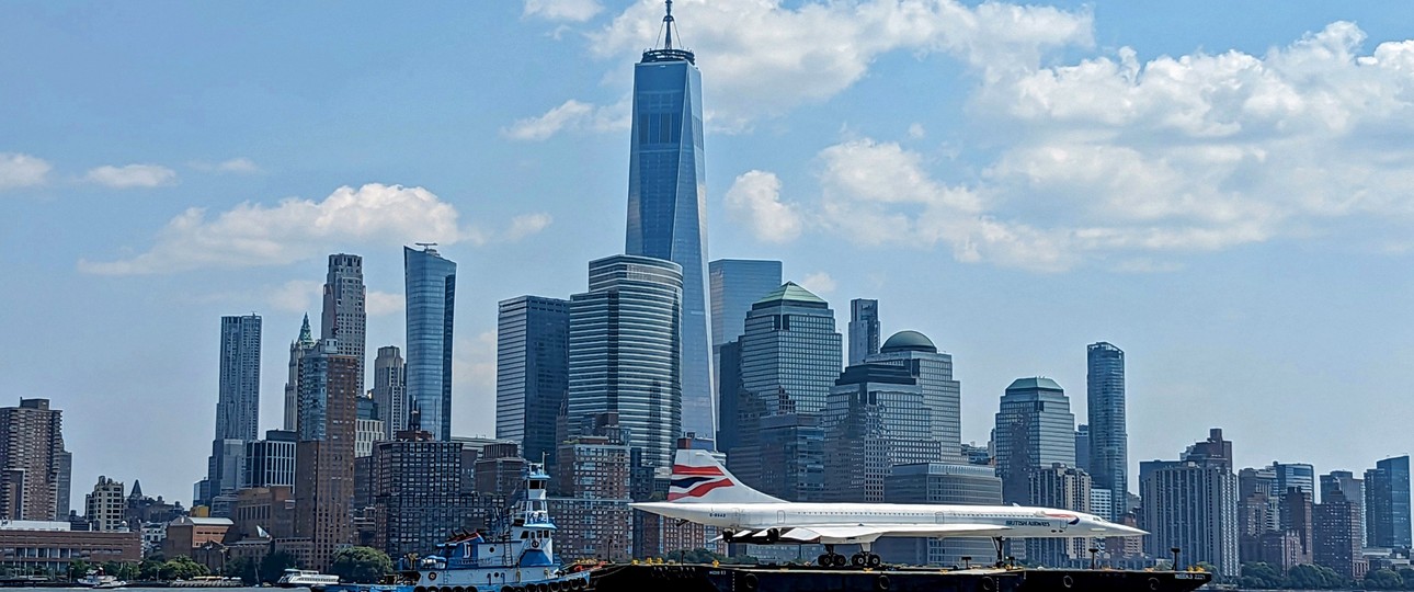 Der Transport Demontage der Concorde: Ab 2024 soll sie wieder im Intrepid Sea, Air &amp; Space Museum zu sehen sein.