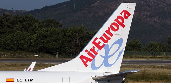 Flieger von Air Europa: Die Passagiere hatten Angst.