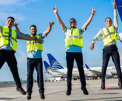 Angestellte von Copa Airlines: Ihr Arbeitgeber baut aus.