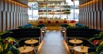 British Airways zeigt das neue Design ihrer Lounges: So soll die Bar künftig in Miami aussehen.