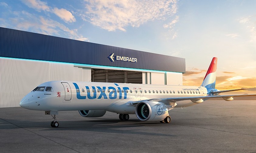 luxair embaer e195 e2 02