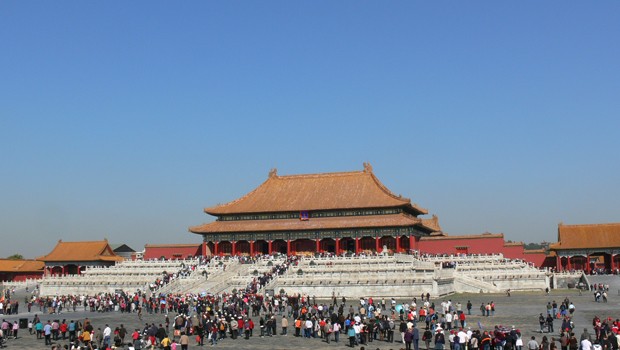 Rang 7: Peking - Schanghai. Die Verbotene Stadt in Peking.