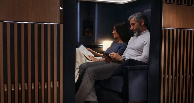 Gäste in der First Class Suite Plus: Lufthansa rudert zurück.