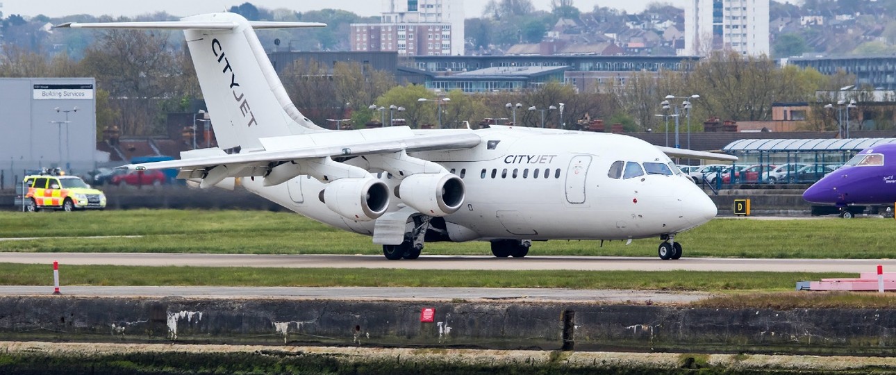 Avro Rj85 von City Jet: Die Airline hat Probleme.