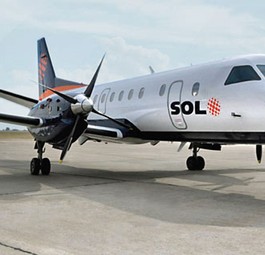 Saab 340 von Sol Líneas Aéreas: Die Airline gab am 15. Januar 2016 auf.